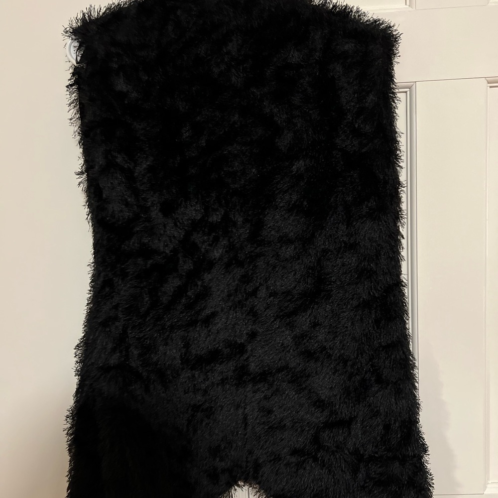 Faux fur vest
